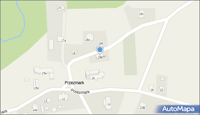 Przezmark, Przezmark, 19a, mapa Przezmark