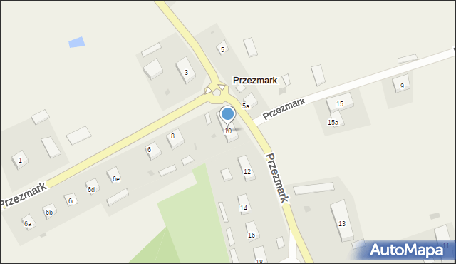 Przezmark, Przezmark, 10, mapa Przezmark