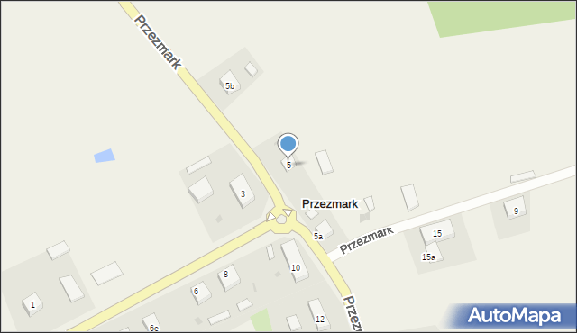 Przezmark, Przezmark, 5, mapa Przezmark