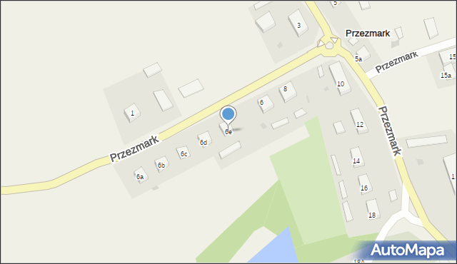 Przezmark, Przezmark, 6e, mapa Przezmark