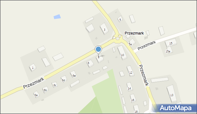 Przezmark, Przezmark, 8, mapa Przezmark