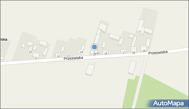 Przezwiska, Przezwiska, 15, mapa Przezwiska