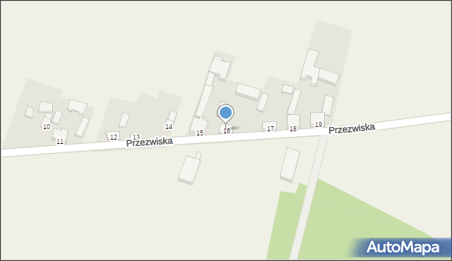 Przezwiska, Przezwiska, 16, mapa Przezwiska