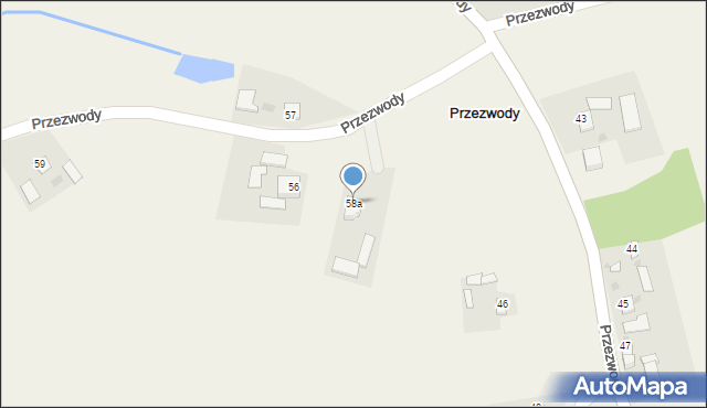 Przezwody, Przezwody, 58a, mapa Przezwody