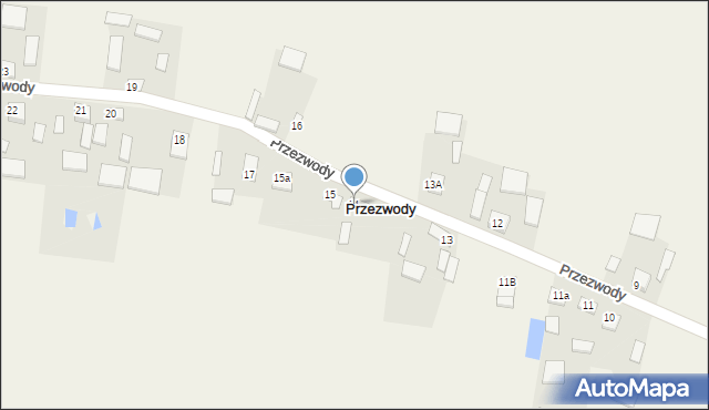 Przezwody, Przezwody, 14, mapa Przezwody