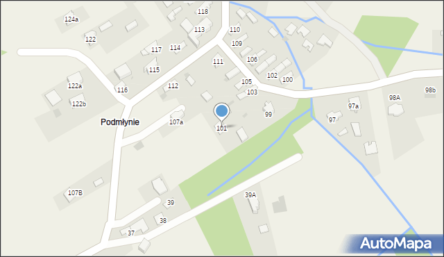 Przyborów, Przyborów, 101, mapa Przyborów