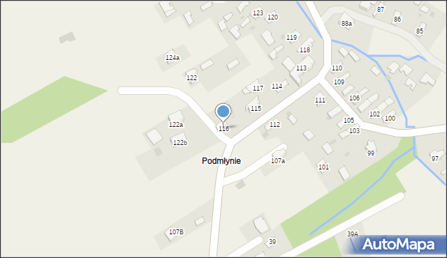 Przyborów, Przyborów, 116, mapa Przyborów