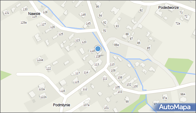 Przyborów, Przyborów, 118, mapa Przyborów