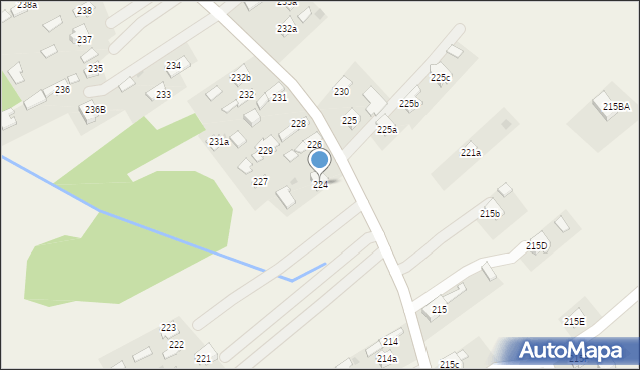 Przyborów, Przyborów, 224, mapa Przyborów