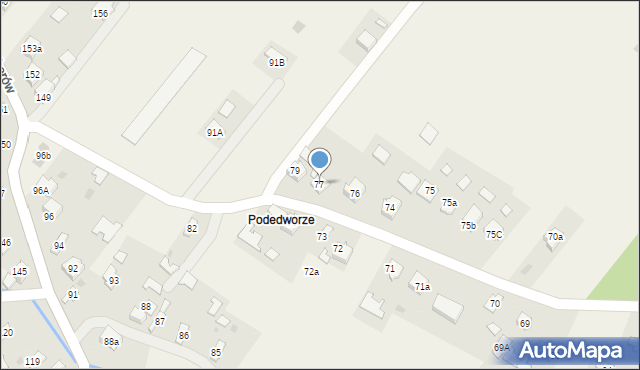 Przyborów, Przyborów, 77, mapa Przyborów