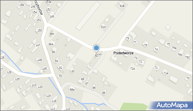 Przyborów, Przyborów, 82, mapa Przyborów