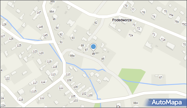 Przyborów, Przyborów, 86, mapa Przyborów