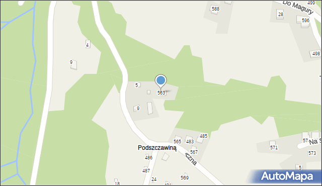 Przyborów, Przyborów, 563, mapa Przyborów