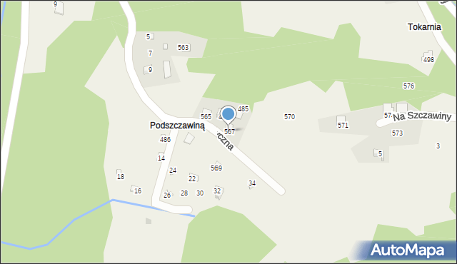 Przyborów, Przyborów, 567, mapa Przyborów