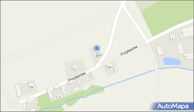 Przyborów, Przyborów, 19, mapa Przyborów