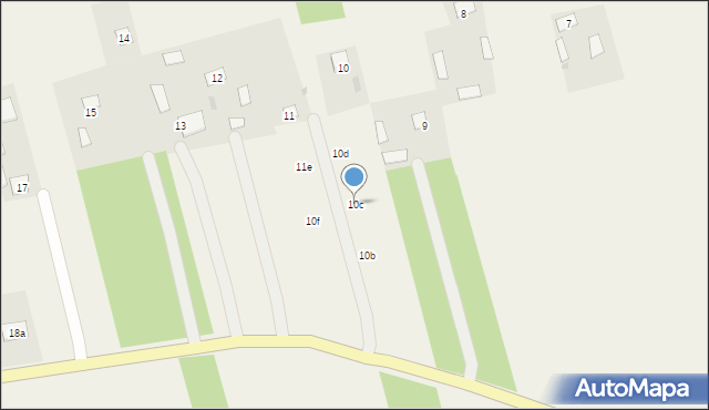 Przyborowice Górne, Przyborowice Górne, 10c, mapa Przyborowice Górne
