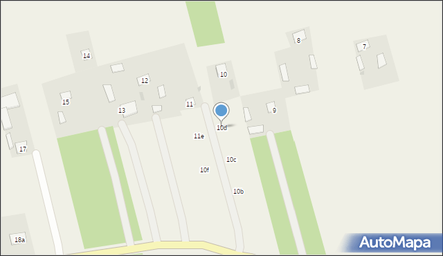 Przyborowice Górne, Przyborowice Górne, 10d, mapa Przyborowice Górne