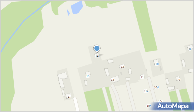 Przyborowice Górne, Przyborowice Górne, 14, mapa Przyborowice Górne
