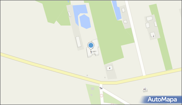 Przyborowice Górne, Przyborowice Górne, 5, mapa Przyborowice Górne