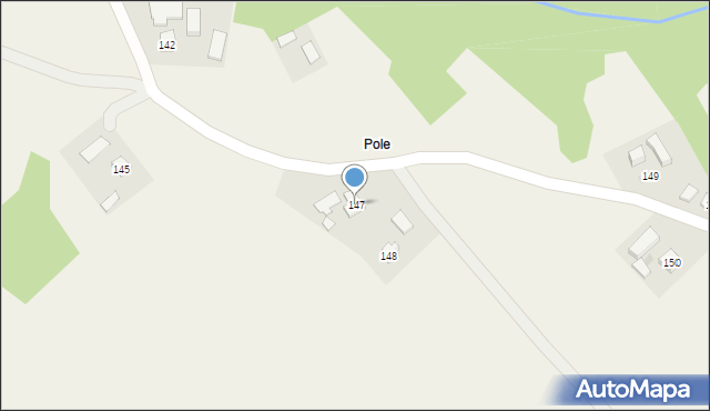 Przybówka, Przybówka, 147, mapa Przybówka