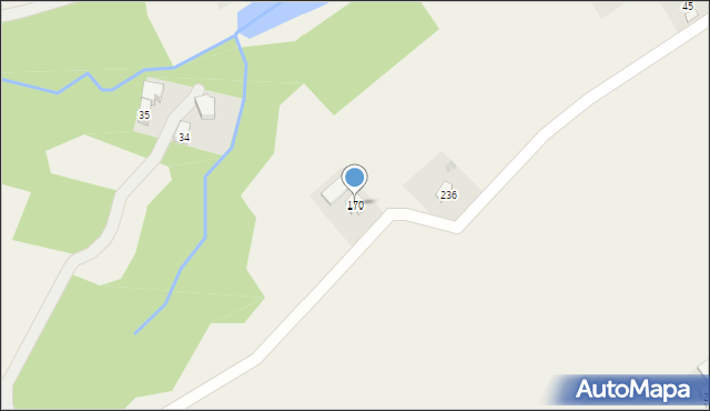 Przybówka, Przybówka, 170, mapa Przybówka