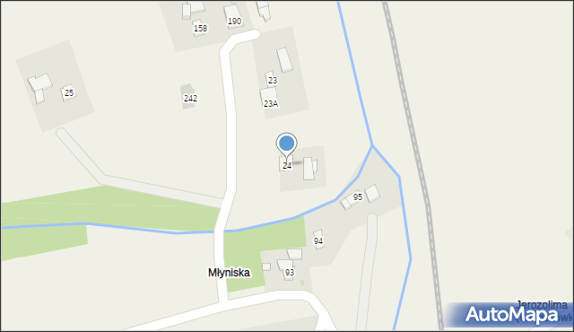 Przybówka, Przybówka, 24, mapa Przybówka