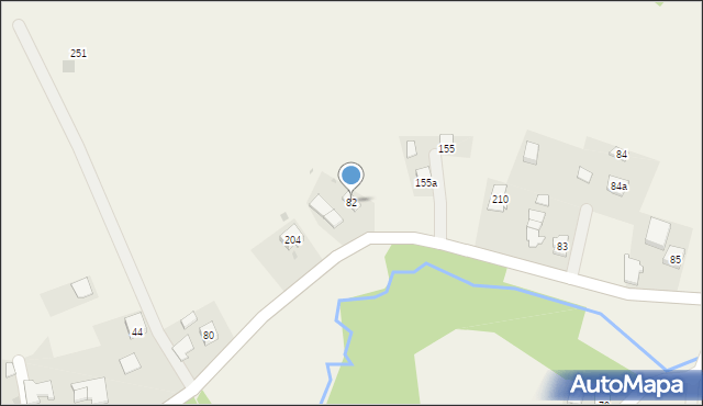 Przybówka, Przybówka, 82, mapa Przybówka