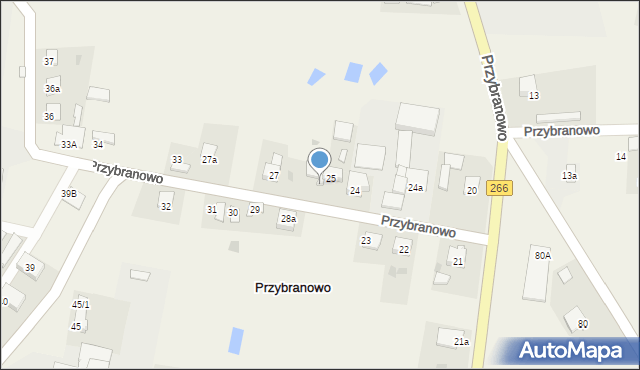 Przybranowo, Przybranowo, 28, mapa Przybranowo