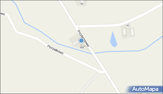 Przybranowo, Przybranowo, 88a, mapa Przybranowo