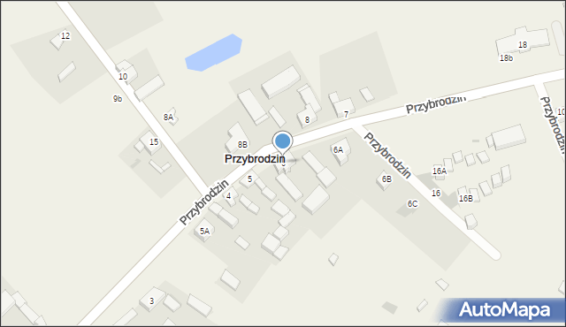 Przybrodzin, Przybrodzin, 6, mapa Przybrodzin