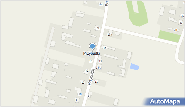 Przybudki, Przybudki, 18, mapa Przybudki