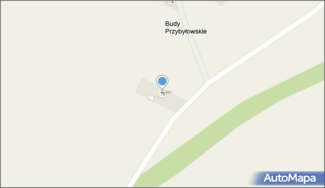 Przybyłów, Przybyłów, 76, mapa Przybyłów