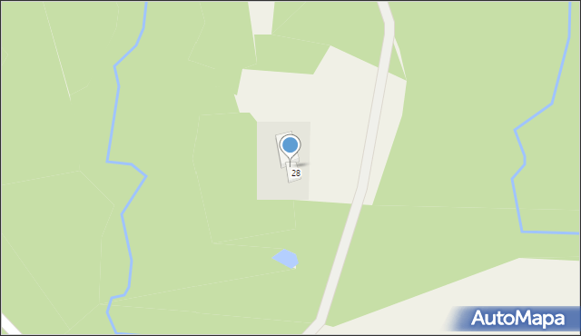 Przybyłowo, Przybyłowo, 28a, mapa Przybyłowo