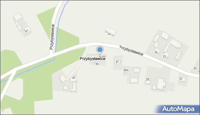 Przybysławice, Przybysławice, 38, mapa Przybysławice