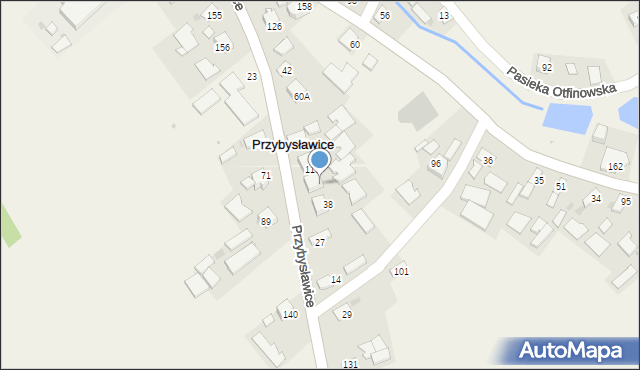 Przybysławice, Przybysławice, 127, mapa Przybysławice