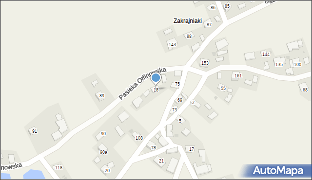 Przybysławice, Przybysławice, 18, mapa Przybysławice