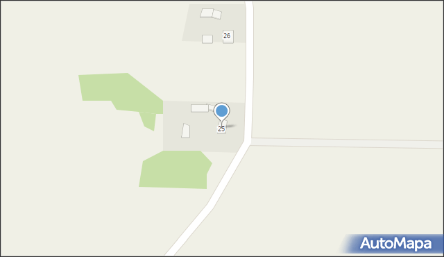 Przybyszewo, Przybyszewo, 25, mapa Przybyszewo