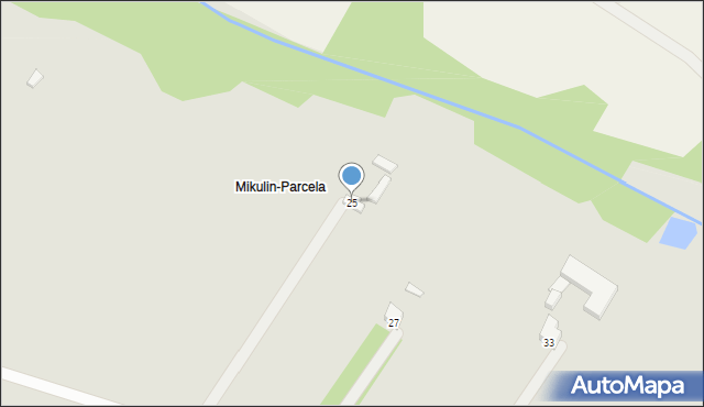 Przybyszyce, Przybyszyce, 25, mapa Przybyszyce