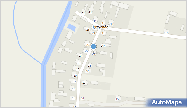 Przychód, Przychód, 26, mapa Przychód