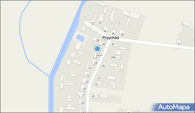 Przychód, Przychód, 27, mapa Przychód