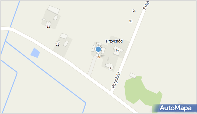 Przychód, Przychód, 10, mapa Przychód