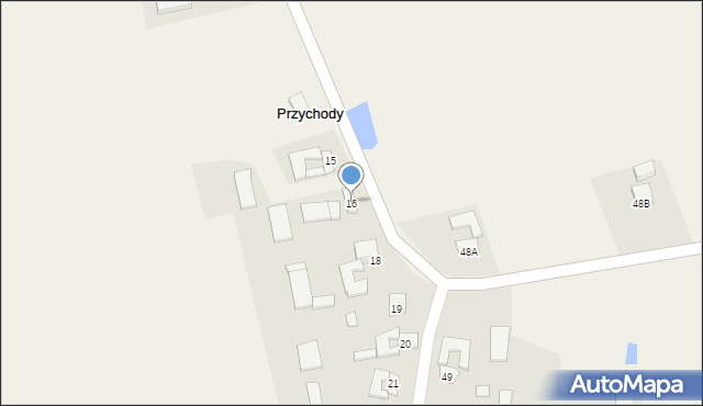 Przychody, Przychody, 16, mapa Przychody