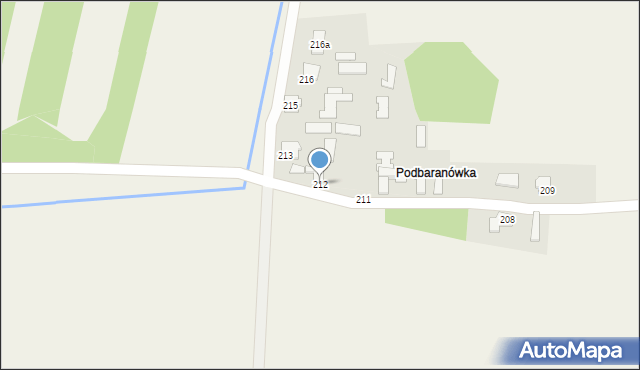 Przychojec, Przychojec, 212, mapa Przychojec