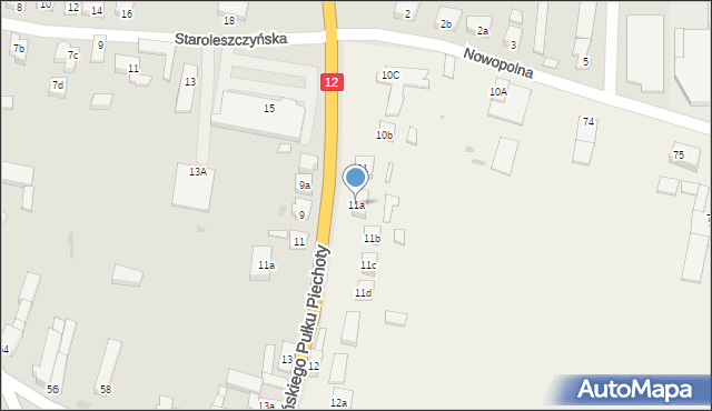 Przyczyna Dolna, Przyczyna Dolna, 11a, mapa Przyczyna Dolna