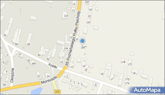 Przyczyna Dolna, Przyczyna Dolna, 12a, mapa Przyczyna Dolna