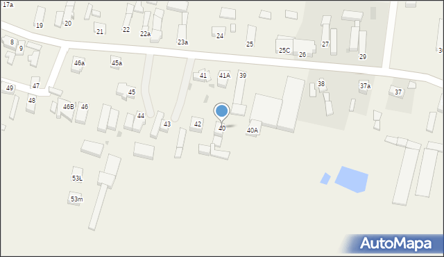 Przyczyna Dolna, Przyczyna Dolna, 40, mapa Przyczyna Dolna