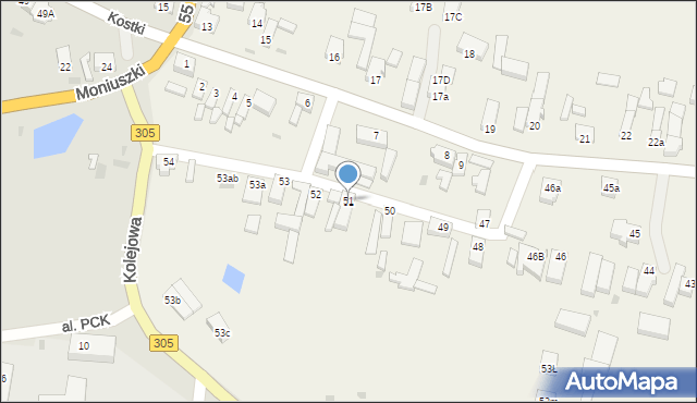 Przyczyna Dolna, Przyczyna Dolna, 51, mapa Przyczyna Dolna