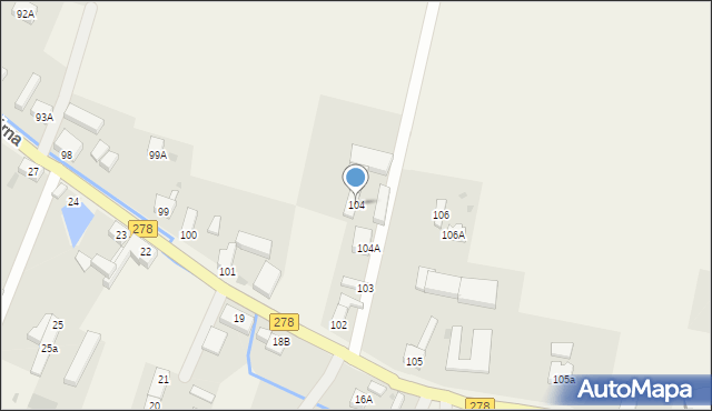 Przyczyna Górna, Przyczyna Górna, 104, mapa Przyczyna Górna