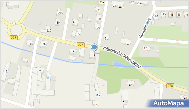 Przyczyna Górna, Przyczyna Górna, 3, mapa Przyczyna Górna
