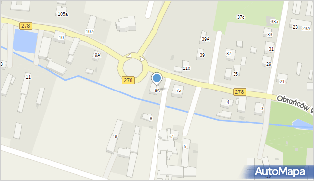 Przyczyna Górna, Przyczyna Górna, 8A, mapa Przyczyna Górna
